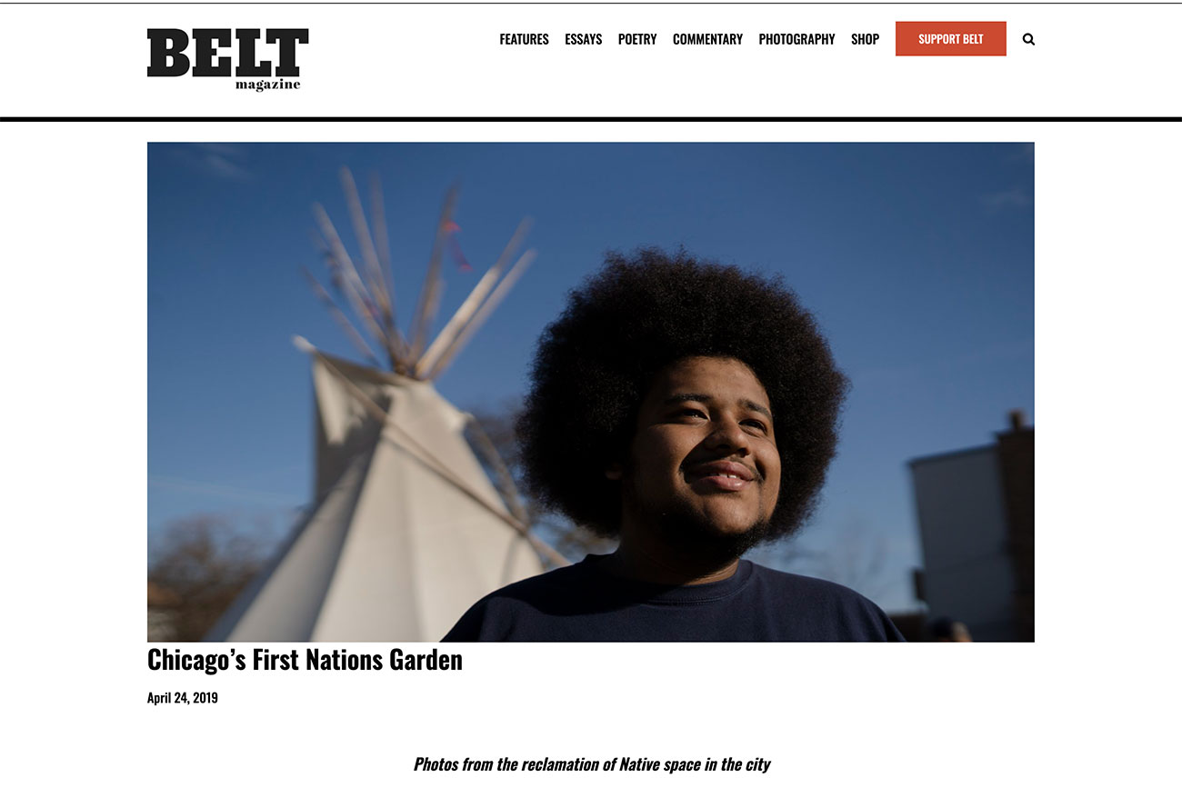 First Nations Garden Chicago Illinois Community Native American First Nations Plants Interview Belt Magazine Chicago's First Nations Garden